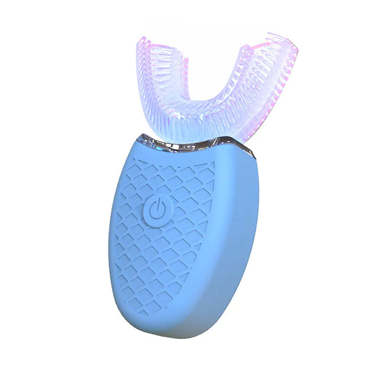 💥 Brosse à dents électrique pour enfants en forme de U – Blanchiment sonique automatique à 360° + Massage des gencives