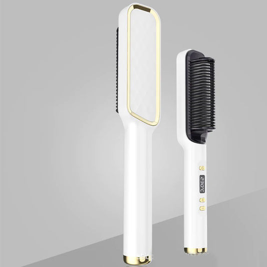 Anti-Frizz Ceramic Hot Brush for Smooth, Salon-Quality Hair