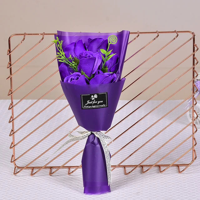 New Soap Flower Artificial Rose Bouquet