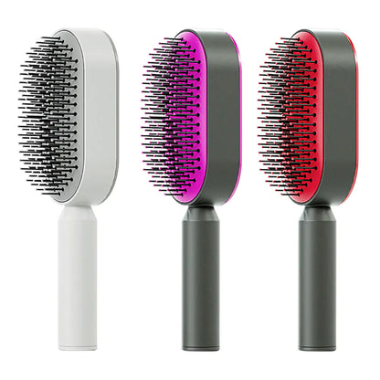 Brosse à cheveux antistatique pour cuir chevelu