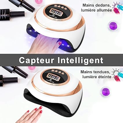 Lampe UV LED pour ongles - Séchage rapide et efficace