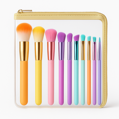💄 10-Piece Makeup Brush Set – Blend, Sculpt Glow Like a Pro 💄