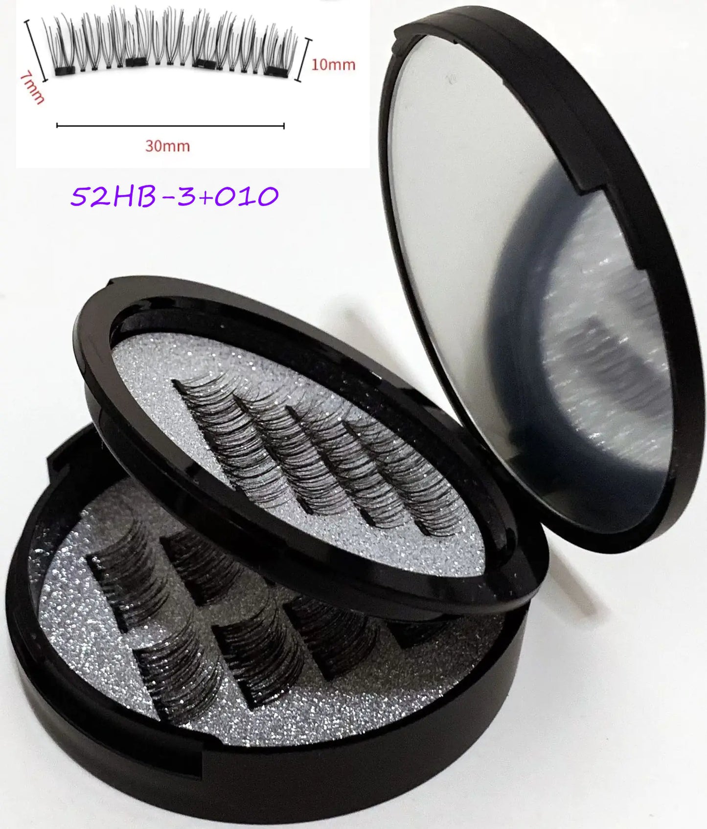 💖Magnetic Eyelashes with Built-In Mirror – Easy, Fast Absolutely Stunning 💖