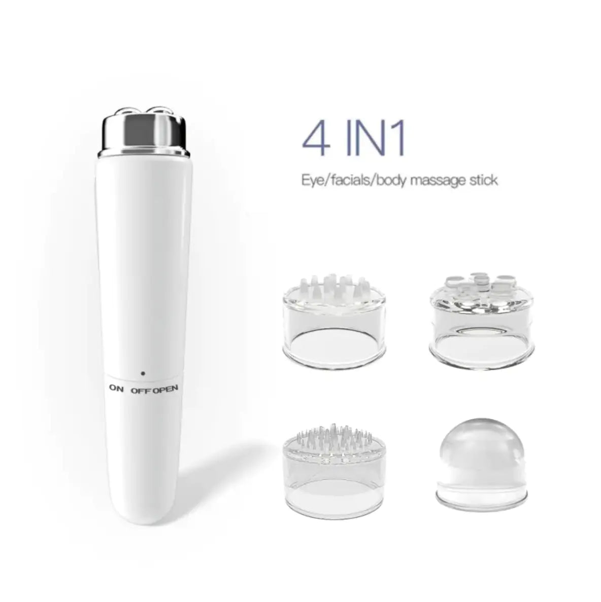 Masseur Facial électrique 4 en 1, Micro Vibration, Instrument de beauté des yeux, pour détendre les yeux, cernes, poches, Massage des yeux