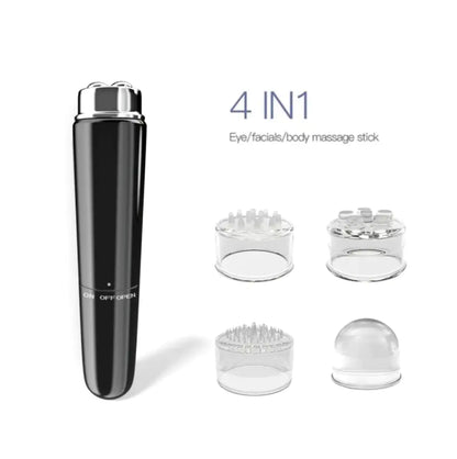 Masseur Facial électrique 4 en 1, Micro Vibration, Instrument de beauté des yeux, pour détendre les yeux, cernes, poches, Massage des yeux