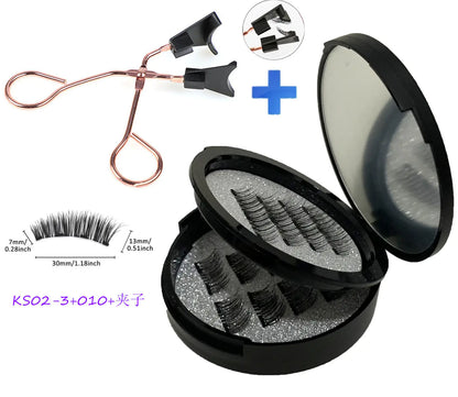 💖Magnetic Eyelashes with Built-In Mirror – Easy, Fast Absolutely Stunning 💖