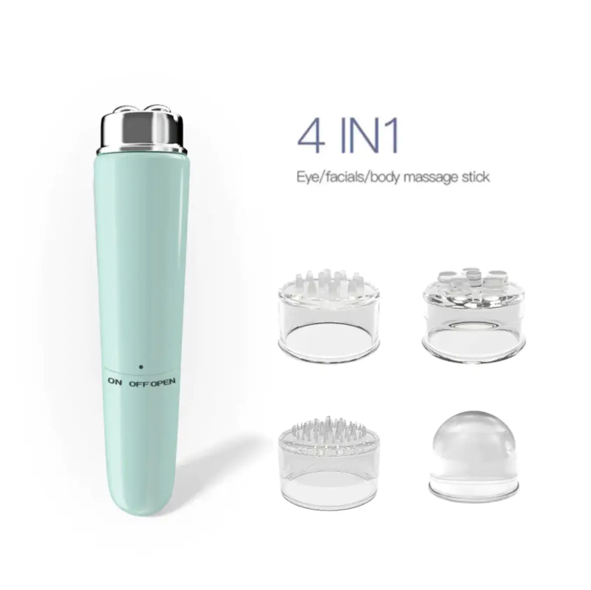 Masseur Facial électrique 4 en 1, Micro Vibration, Instrument de beauté des yeux, pour détendre les yeux, cernes, poches, Massage des yeux