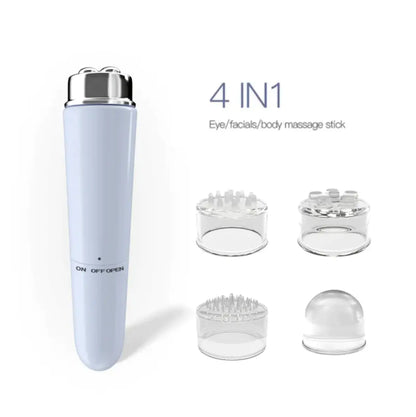 Masseur Facial électrique 4 en 1, Micro Vibration, Instrument de beauté des yeux, pour détendre les yeux, cernes, poches, Massage des yeux