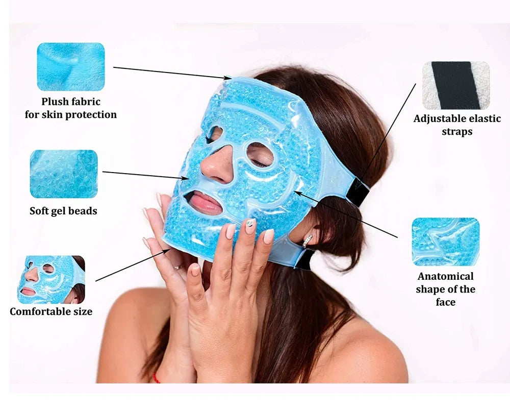 Masque complet en gel chaud et froid