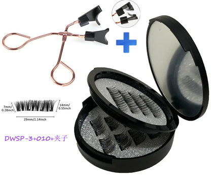 💖Magnetic Eyelashes with Built-In Mirror – Easy, Fast Absolutely Stunning 💖