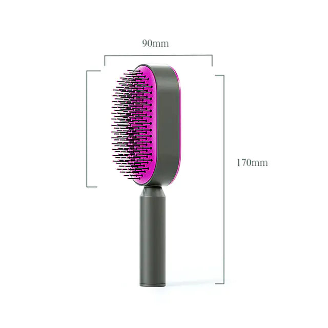 Brosse à cheveux antistatique pour cuir chevelu