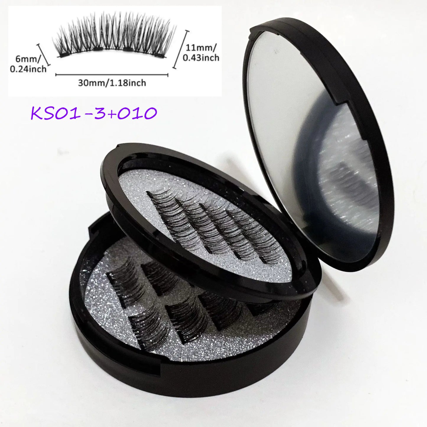 💖Magnetic Eyelashes with Built-In Mirror – Easy, Fast Absolutely Stunning 💖