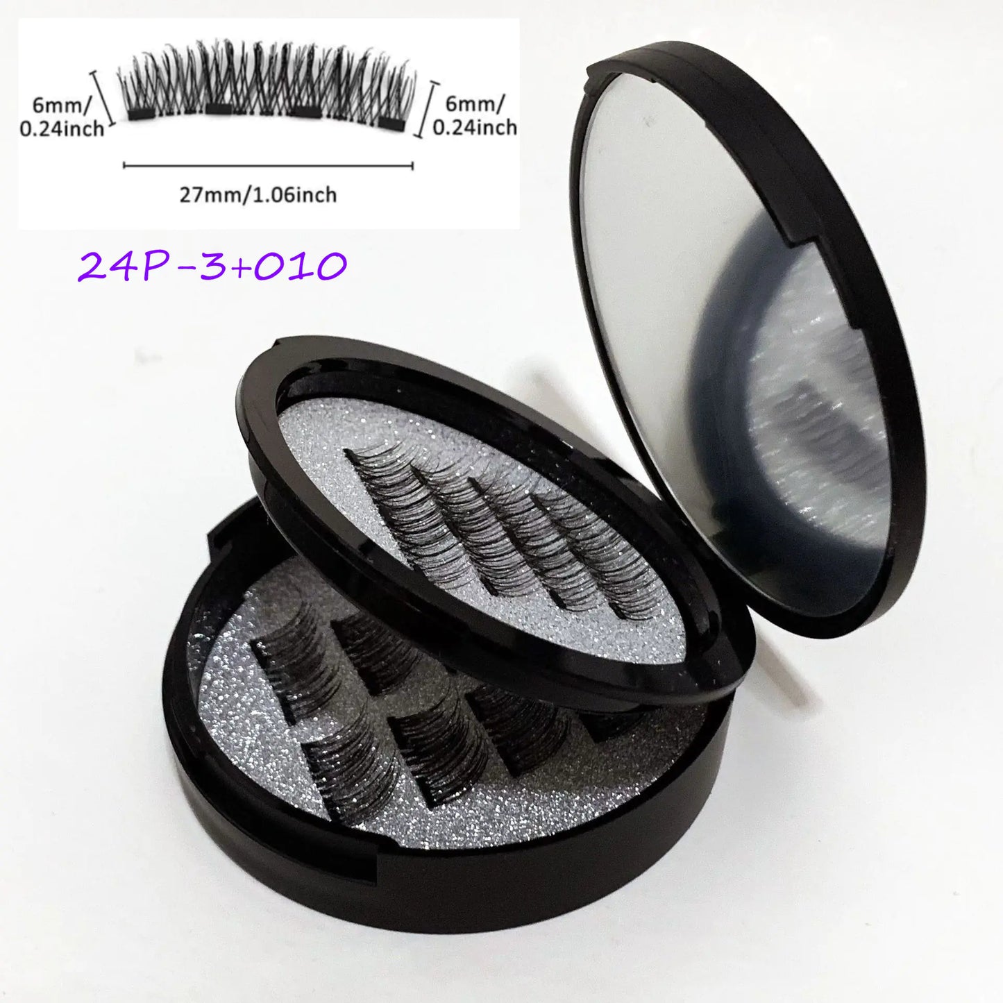 💖Magnetic Eyelashes with Built-In Mirror – Easy, Fast Absolutely Stunning 💖