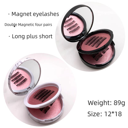 💖Magnetic Eyelashes with Built-In Mirror – Easy, Fast Absolutely Stunning 💖