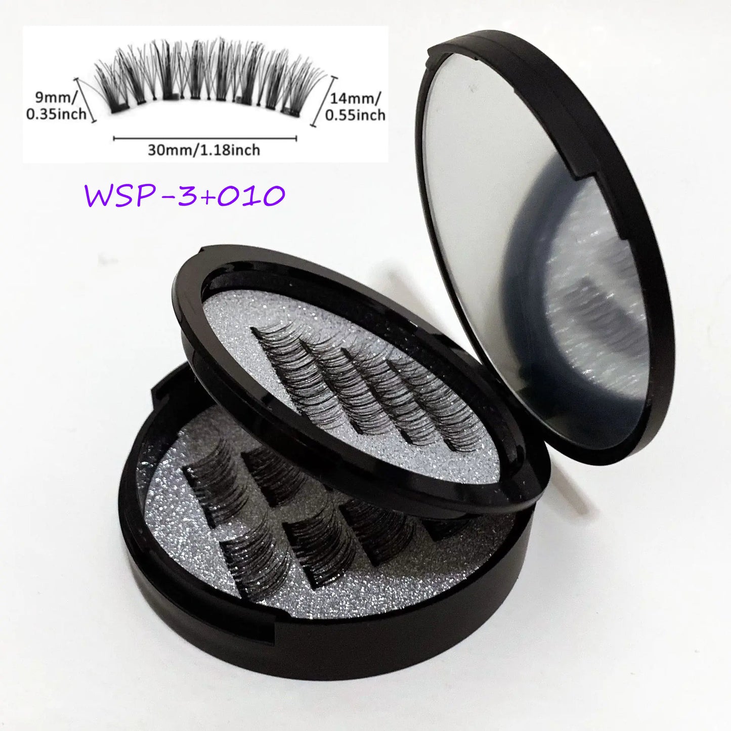 💖Magnetic Eyelashes with Built-In Mirror – Easy, Fast Absolutely Stunning 💖