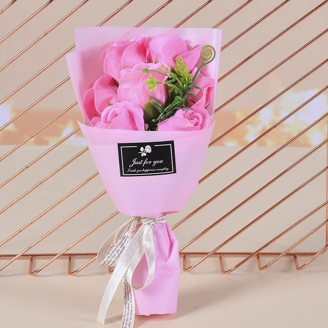 New Soap Flower Artificial Rose Bouquet